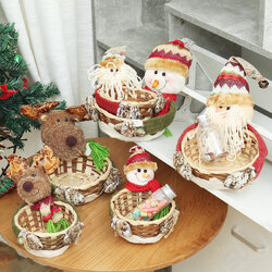 Christmas Decoration Candy Basket Desktop Ornaments Children Candy Basket Decoration Candy Box Christmas Decoration Candy Basket Desktop Ornaments Children Candy Basket Decoration Candy Box