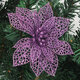 Christmas Decoration Flower Glitter Leaves Party Deocration