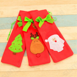 Christmas Decoration Red Santa Tree Elk Wine Bottle Cover Bags Dinner Party Gift Christmas Decoration Red Santa Tree Elk Wine Bottle Cover Bags Dinner Party Gift