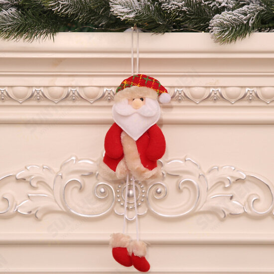 Christmas Decorations Christmas Tree Elk Doll Santa Snowman Ornaments New Year Decoration