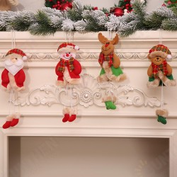 Christmas Decorations Christmas Tree Elk Doll Santa Snowman Ornaments New Year Decoration Christmas Decorations Christmas Tree Elk Doll Santa Snowman Ornaments New Year Decoration