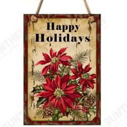 Christmas Door Hanging Painting Board Sata Claus Snowman Merry Christmas DIY House Wall Decor Party Supplies Christmas Door Hanging Painting Board Sata Claus Snowman Merry Christmas DIY House Wall Decor Party Supplies