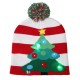 Christmas Hat Kids Adult LED Light Santa Claus Reindeer Snowman Xmas Gifts Cap Home Decorations For Christmas
