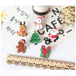 Christmas Mini Festive Snowman Elk Brooch New Year Decorationsl Gift Shirt Collar Brooch Christmas Mini Festive Snowman Elk Brooch New Year Decorationsl Gift Shirt Collar Brooch