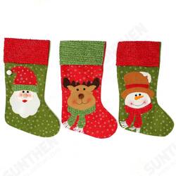 Christmas Santa Clau Snowman Elk Stockings Hanging Gift Bag Christmas Party Deocration Christmas Santa Clau Snowman Elk Stockings Hanging Gift Bag Christmas Party Deocration