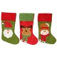 Christmas Santa Clau Snowman Elk Stockings Hanging Gift Bag Christmas Party Deocration