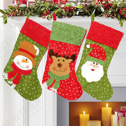 Christmas Santa Clau Snowman Elk Stockings Hanging Gift Bag Christmas Party Deocration Christmas Santa Clau Snowman Elk Stockings Hanging Gift Bag Christmas Party Deocration