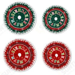 Christmas Santa Tree Mat Blanket Carpet Base Ornament Decoration Apron Wrap for Indoor Outdoor Party Decor Christmas Santa Tree Mat Blanket Carpet Base Ornament Decoration Apron Wrap for Indoor Outdoor Party Decor