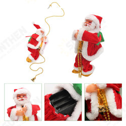Christmas Senta Claus Climbing Ladder Hanging Decorations Holiday Gift Christmas Senta Claus Climbing Ladder Hanging Decorations Holiday Gift