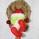 Christmas Thief Stole Christmas Burlap Wreath Christmas Decorations Santa Claus