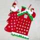 Christmas Tree Advent Calendar Felt Fabric Holiday Countdown Christmas Display Decor