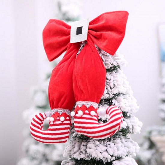 Christmas Tree Elf Foot Shape Pendant Party Gifts Home Tree Ornaments Decorations