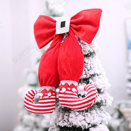 Christmas Tree Elf Foot Shape Pendant Party Gifts Home Tree Ornaments Decorations