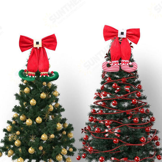 Christmas Tree Elf Foot Shape Pendant Party Gifts Home Tree Ornaments Decorations