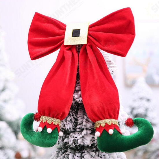 Christmas Tree Elf Foot Shape Pendant Party Gifts Home Tree Ornaments Decorations