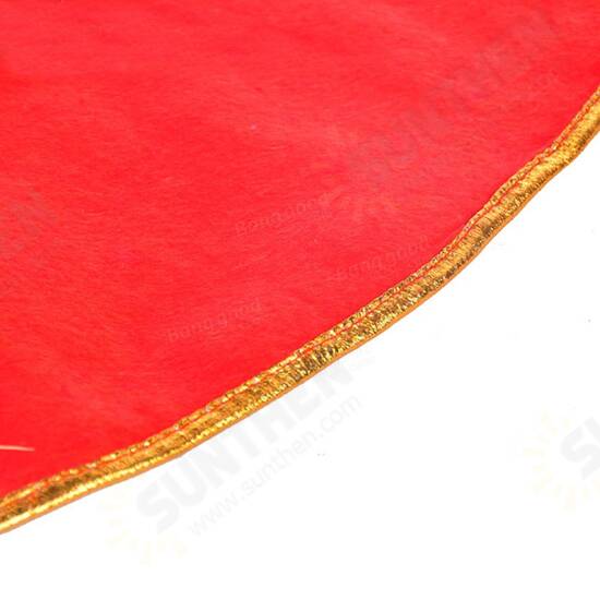 Christmas Tree Skirt Red Christmas Xmas Decoration Ornament