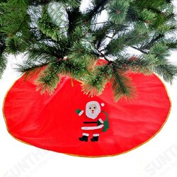 Christmas Tree Skirt Red Christmas Xmas Decoration Ornament Christmas Tree Skirt Red Christmas Xmas Decoration Ornament