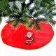 Christmas Tree Skirt Red Christmas Xmas Decoration Ornament