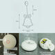 Christmas Window Pendant LED Light Glass Window Sucker Lamp Home Christmas Decorations Battery Operated