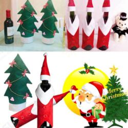 Christmas Wine Bottle Cover Christmas Xmas Clothes Tree Bottle Coat Bottle Decoration Christmas Wine Bottle Cover Christmas Xmas Clothes Tree Bottle Coat Bottle Decoration