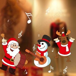 DIY Christmas Wall Stickers Home Decor Christmas Santa Claus Window Glass Decorative Wall Decal DIY Christmas Wall Stickers Home Decor Christmas Santa Claus Window Glass Decorative Wall Decal
