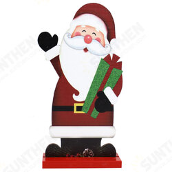 DIY Wood Crafts Christmas Snowman Elk Christmas Ornaments Decoration Santa Claus Wooden Embellishment Table Decorations DIY Wood Crafts Christmas Snowman Elk Christmas Ornaments Decoration Santa Claus Wooden Embellishment Table Decorations