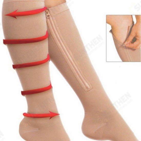 Durable Soothe Varicose Veins Compression Socks Stocking Sleep Leg Slimming