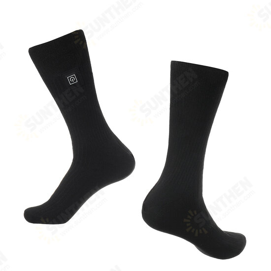 Electric Heated Socks 3 Gear Adjustable Temperature Rechargeable Feet Warmer 110-220V