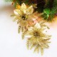 Glitter Artificial Christmas Tree Flowers Ornament Pendant Xmas Party Decoration