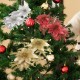Glitter Artificial Christmas Tree Flowers Ornament Pendant Xmas Party Decoration