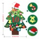 DIY Felt Christmas Tree for Kids Wall Christmas Decorations Christmas Countdown Advent Calendar 3.2FT 37pcs Ornaments Merry Christmas Decorations