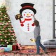 20x30Inch 40PCS Christmas Snowman Felt Detackable Christmas Ornaments Set