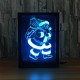 LED 3D Christmas Colorful Photo Frame Night Lights 7 Colors Change Remote Control Desk Santa Lamp