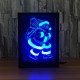 LED 3D Christmas Colorful Photo Frame Night Lights 7 Colors Change Remote Control Desk Santa Lamp