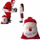 Large Christams Xmas Santa Clau Gift Candy Stocking Bag