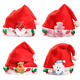 Lovely Children Baby Christmas Santa Claus Hat Santa Claus Elk Snowman Festival Party Xmas Decoration