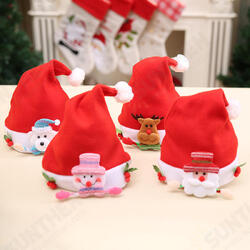 Lovely Children Baby Christmas Santa Claus Hat Santa Claus Elk Snowman Festival Party Xmas Decoration Lovely Children Baby Christmas Santa Claus Hat Santa Claus Elk Snowman Festival Party Xmas Decoration