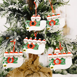 Mask Santa Snowman Ornament DIY Name Greetings Christmas Tree Ornament for Christmas Tree Decoration Mask Santa Snowman Ornament DIY Name Greetings Christmas Tree Ornament for Christmas Tree Decoration