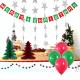 Merry Christmas Hats Trees Latex Round Balloons Santa Xmas Party Home Decors