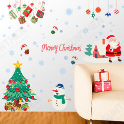 ABQ9706 Christmas Sticker Cartoon Wall Stickers PVC Removable For Room Decoration Christmas Party ABQ9706 Christmas Sticker Cartoon Wall Stickers PVC Removable For Room Decoration Christmas Party