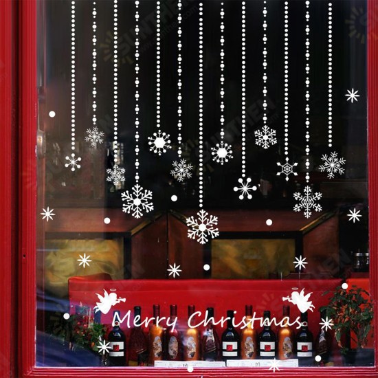 DLX0748 Christmas Sticker Window Snowflake Wall Stickers For Christmas Decoration