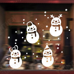 DLX9206 Christmas Sticker Window Snowman Pattern Wall Stickers For Room Decoration DLX9206 Christmas Sticker Window Snowman Pattern Wall Stickers For Room Decoration