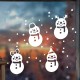 DLX9206 Christmas Sticker Window Snowman Pattern Wall Stickers For Room Decoration