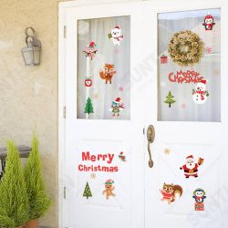 SK6038 Christmas Sticker Novetly Cartoon Wall Stickers For Kids Room Decoration Christmas Party SK6038 Christmas Sticker Novetly Cartoon Wall Stickers For Kids Room Decoration Christmas Party