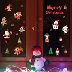 SK6038 Christmas Sticker Novetly Cartoon Wall Stickers For Kids Room Decoration Christmas Party SK6038 Christmas Sticker Novetly Cartoon Wall Stickers For Kids Room Decoration Christmas Party