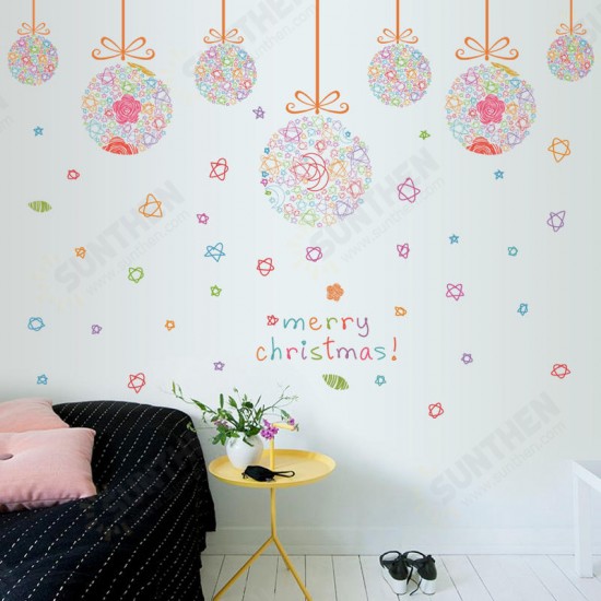 SK9071 Christmas Sticker Wall Stickers Removable For Living Room Decoration