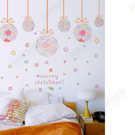 SK9071 Christmas Sticker Wall Stickers Removable For Living Room Decoration