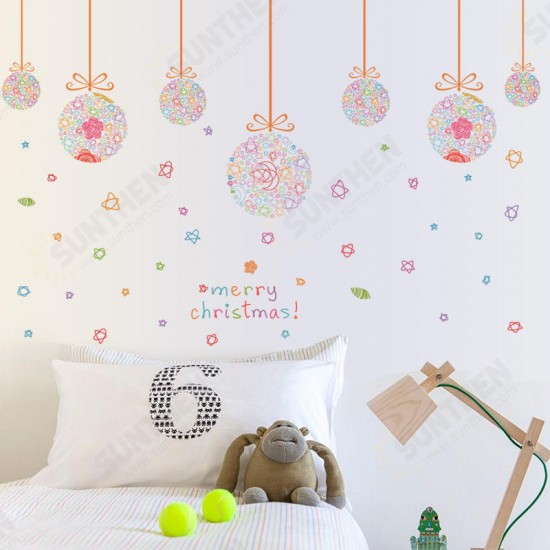 SK9071 Christmas Sticker Wall Stickers Removable For Living Room Decoration