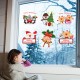 SK9108 Christmas Sticker Window Cartoon Penguin Pattern Wall Stickers Removable For Room Decoration