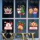 SK9108 Christmas Sticker Window Cartoon Penguin Pattern Wall Stickers Removable For Room Decoration